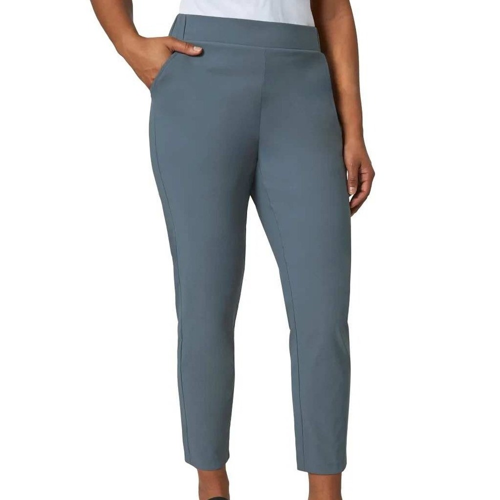 NWT Modern Ambition Travel Pants Women's XXL Blue Pull on High-Rise Casual